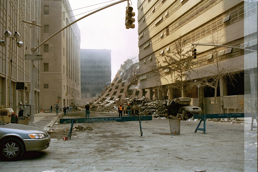 Barclay and 
West Broadway WTC-7 with WTC-5