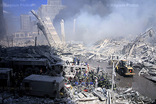 what year did twin towers collapse. of the twin towers,