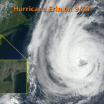 Hurricane Erin from Space on 9/11