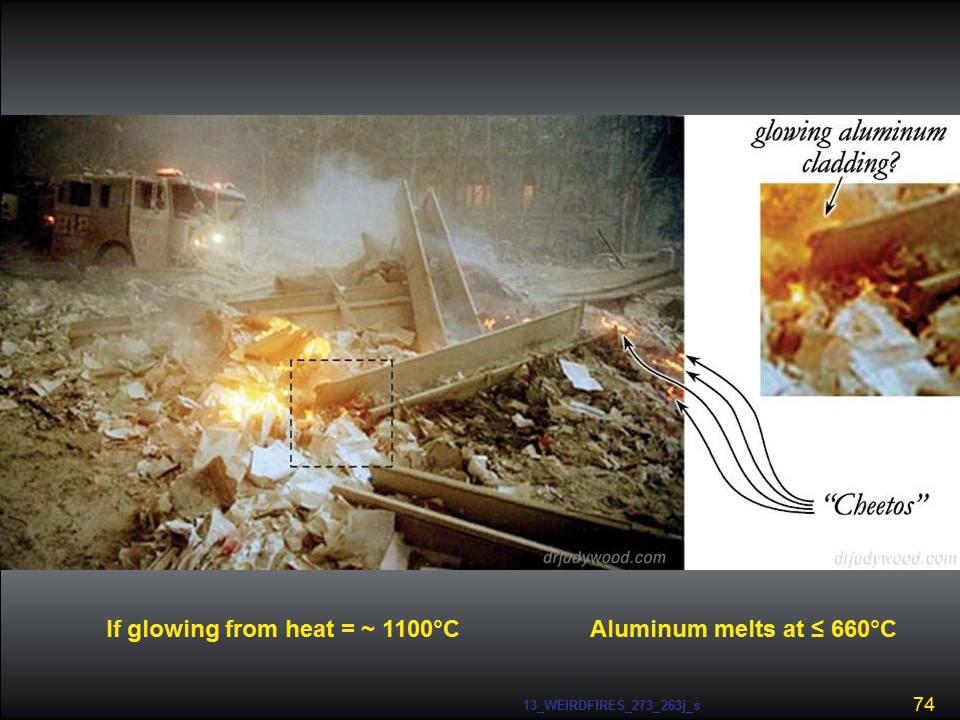 Aluminum melts at ≤ 660°C