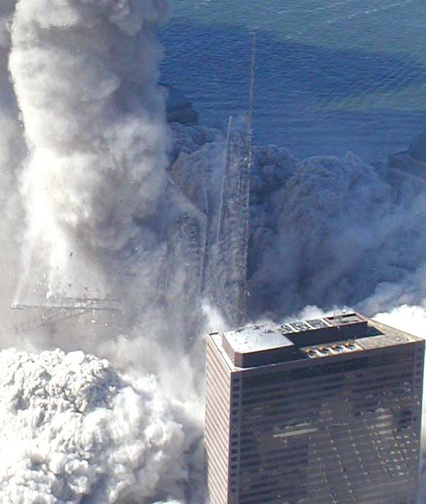 WTC Spire of internal core columns.