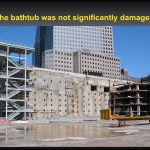 Bathtub after destruction